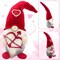 Valentines Day Decor 2pcs Valentine Gnomes Plush Valentines Day Decoration Valentines Home Table Decor Scandinavian Tomte Elf Gnomes Ornaments Sweet Valentines Day Gifts for Him Her